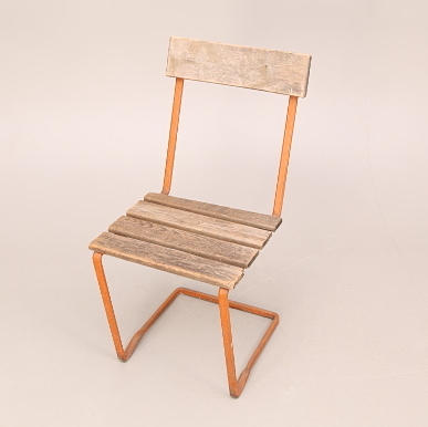 TRÄDGÅRDSSTOL, metall/trä, Grythyttans Stålmöbler, 1900-tal.