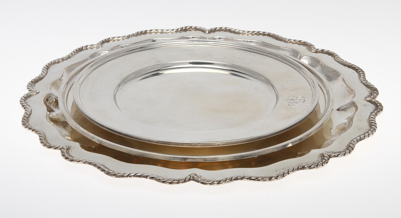 FAT. 3 st silver,utländskt, ca 900 gram.