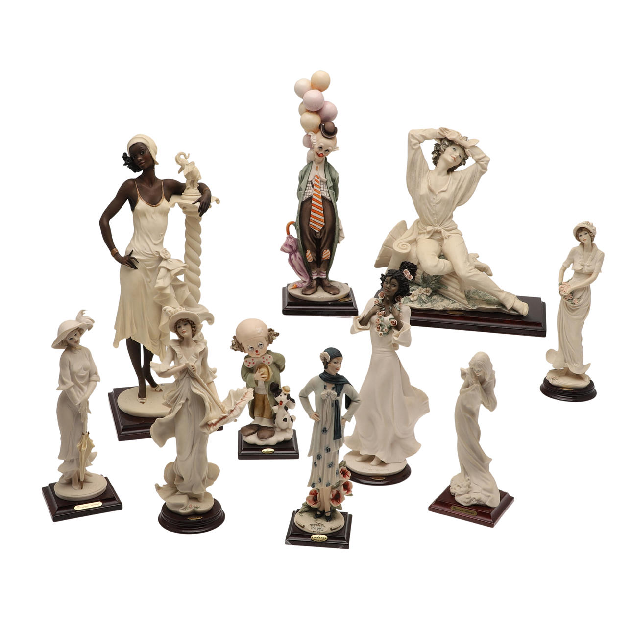 COLECCIÓN DE FIGURAS DE CAPODIMONTE.