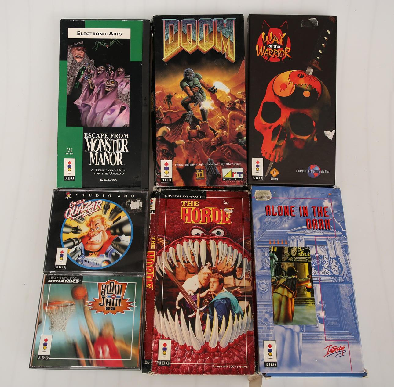 3DO GAME PACK con Blah Doom, Alone in the Dark, un total de 7 juegos.