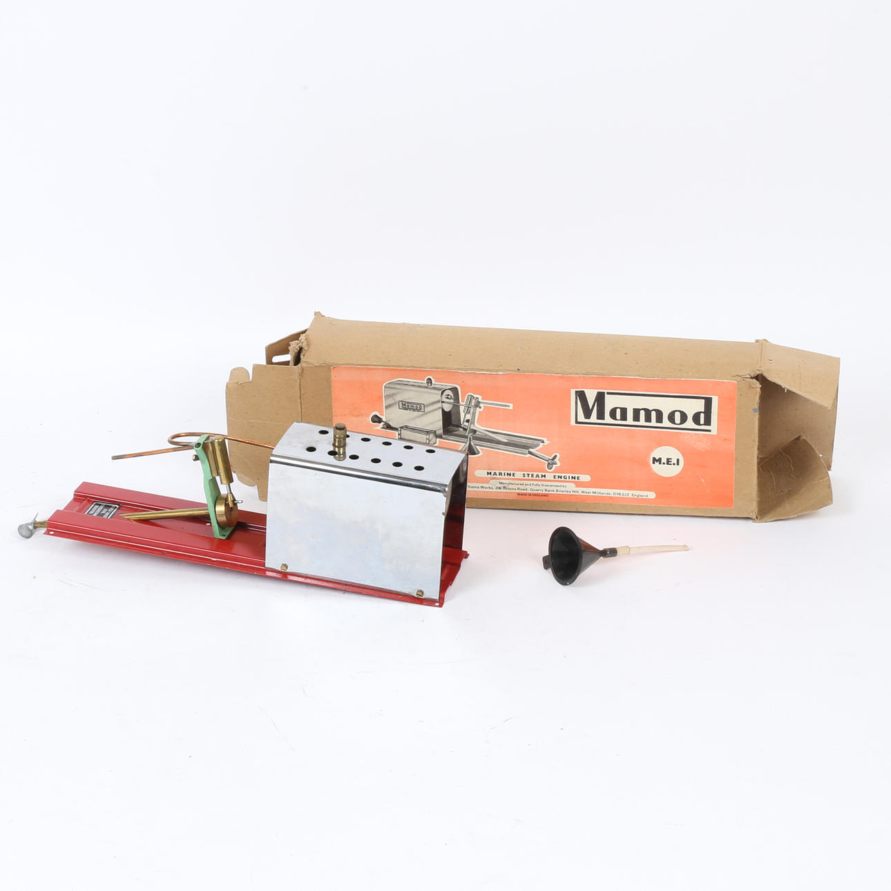 MAMOD ME1 MARINE LIVE STEAM ENGINE.