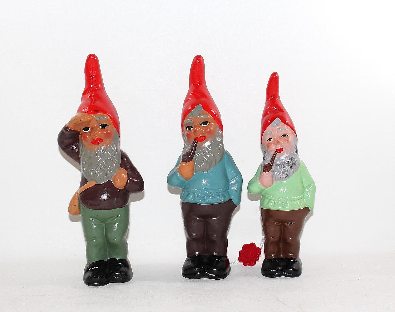 TOMTAR, 3 st, keramik, Heissner, Tysk.