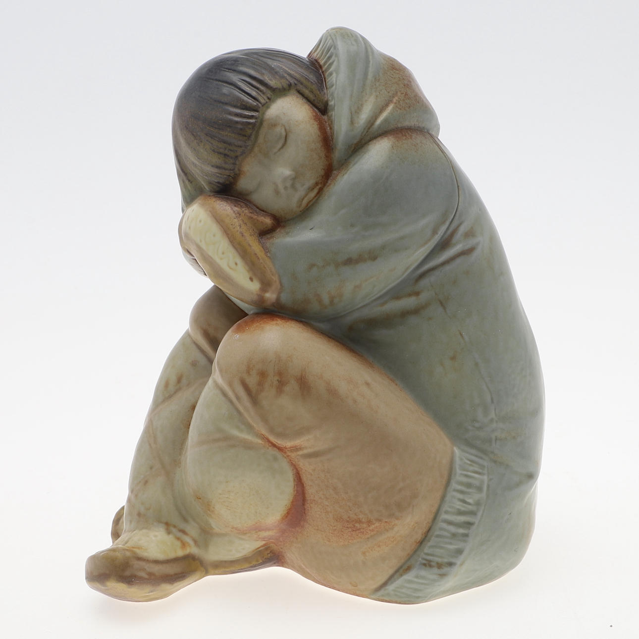 FIGURIN, porslin, "Eskimå", Lladro, Spanien, 1900-tal.