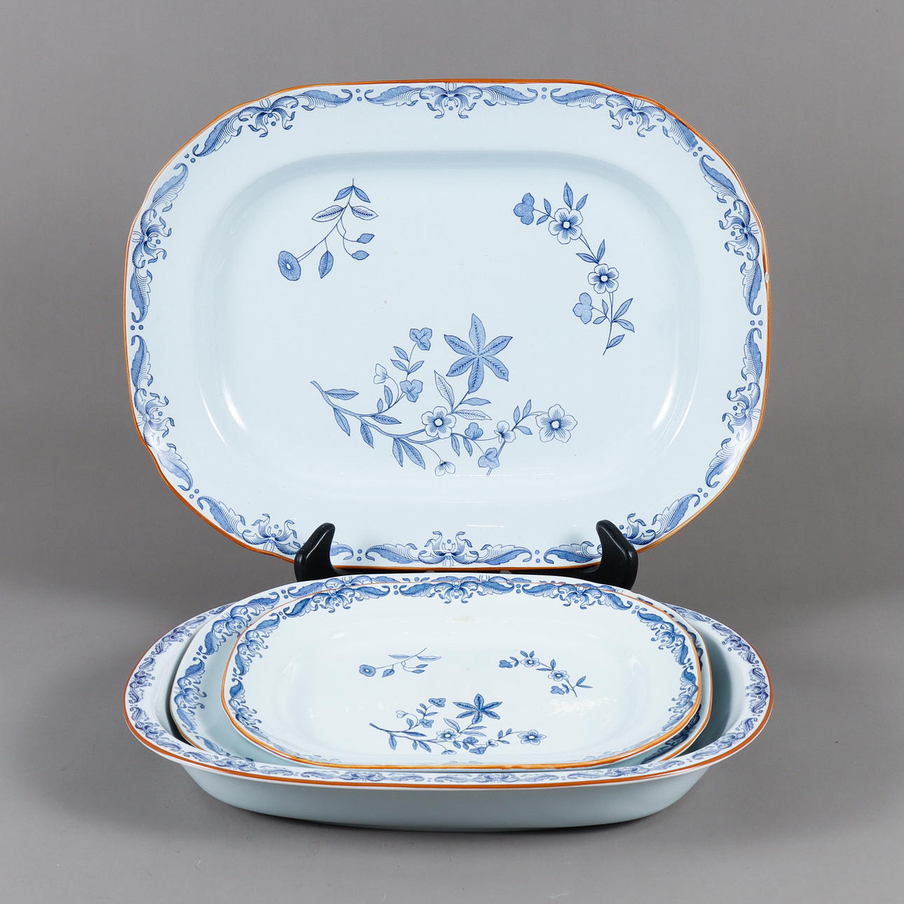 SERVERINGSFAT 4 stycken, Rörstrand Ostindia.