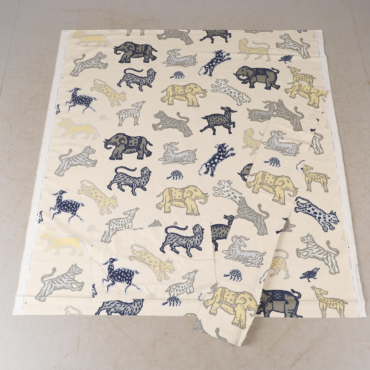 BITTE STENSTRÖM. Tyg, "Leonard", Sandberg, Sverige.