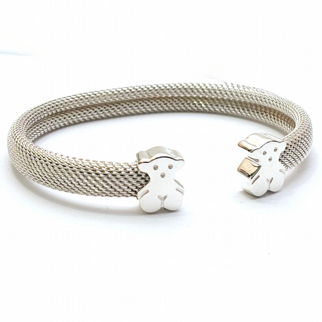 PULSERA ESCLAVA TOUS EN PLATA DE LEY.