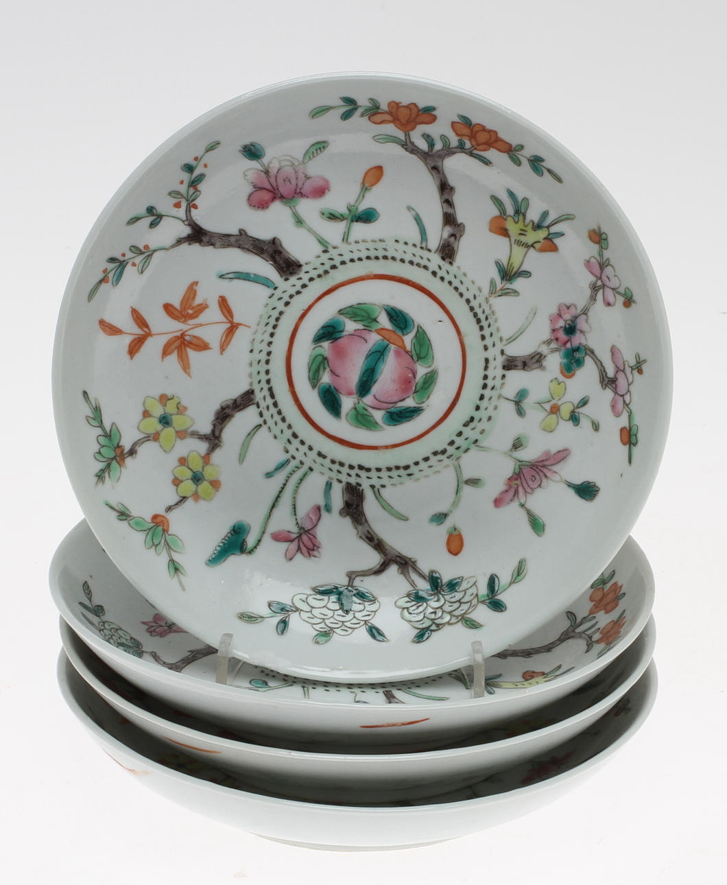 TALLRIKAR, 4 st, porslin, Kina.