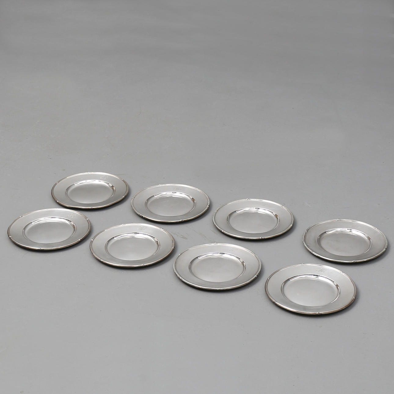 FAT, silver, 8 delar, K Andersson, Stockholm, 1923, vikt 2500 gram.