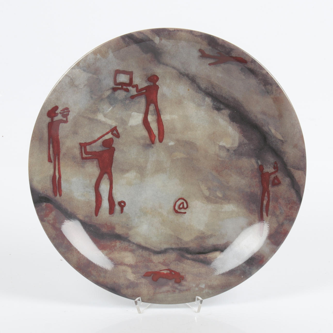 A porcelain dish, Millennieskifte 2000, Rörstrand.