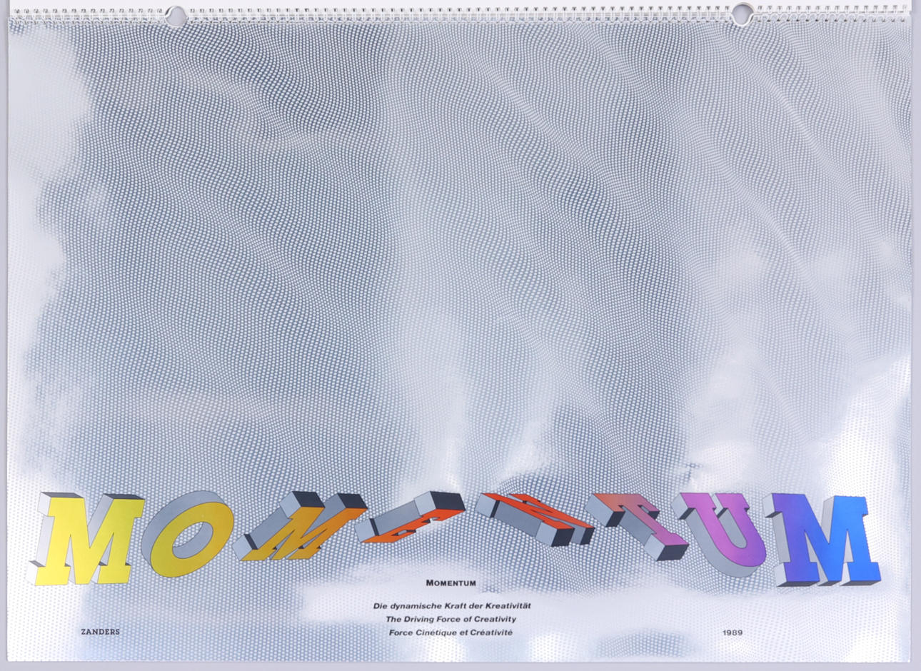ALMANACKA, Momentum 1989, Pappersgruppen / Zanders.