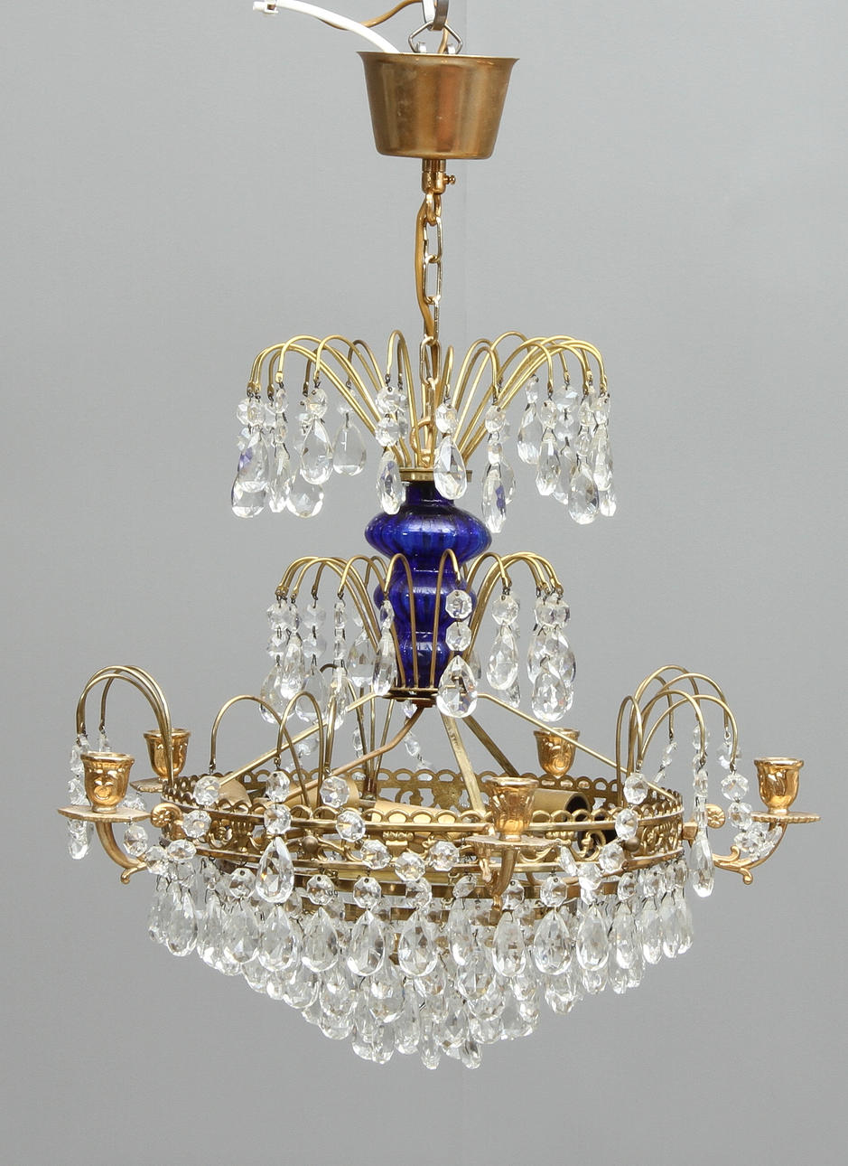 LJUSKRONA, 5-ljusarmar, 1900-talets senare hälft.