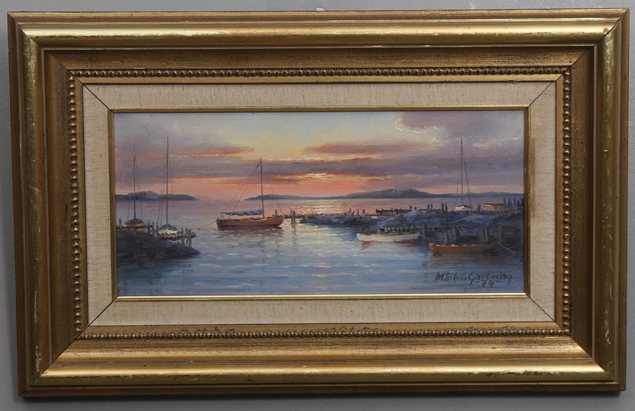 MÅRTEN GARBRING. Olja på duk, signerad och daterad -74.