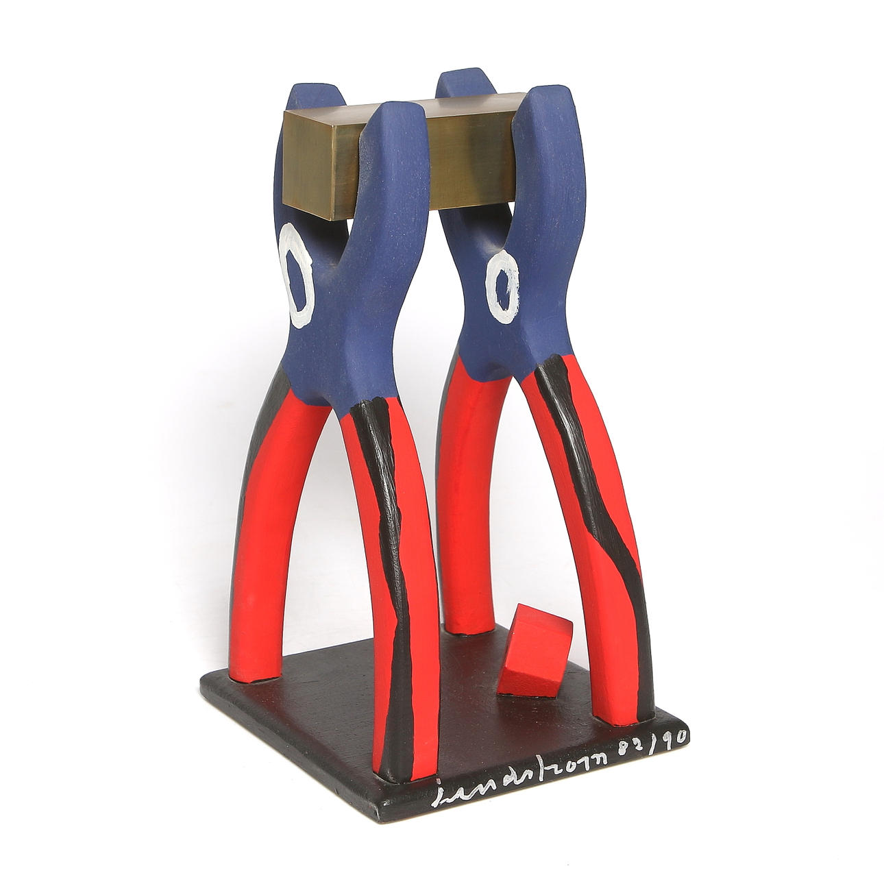 BENGT LINDSTRÖM. Skulptur, "Tången", signerad och numrerad 82/90.