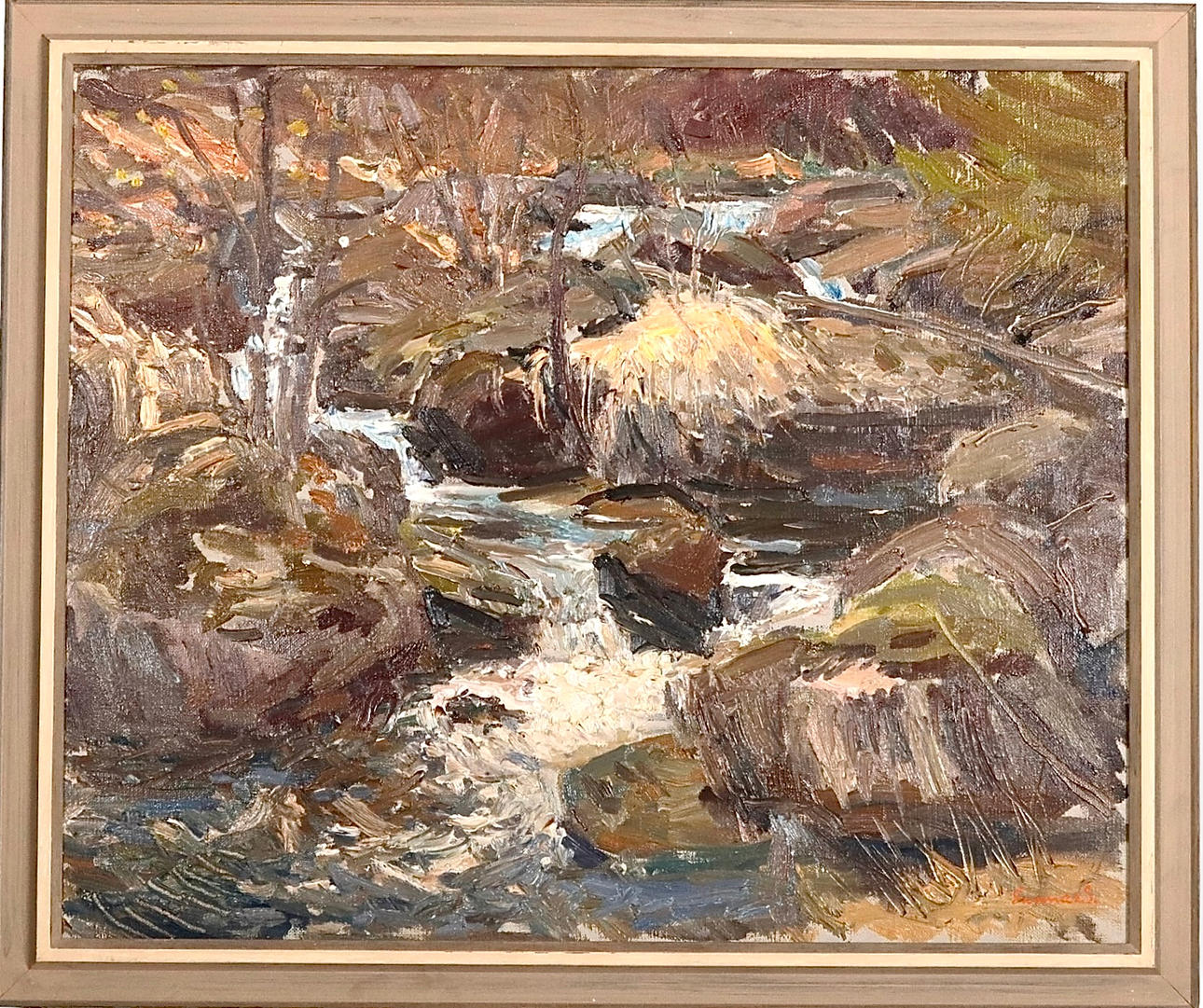 GUNNAR SVENSSON. Oil on canvas.