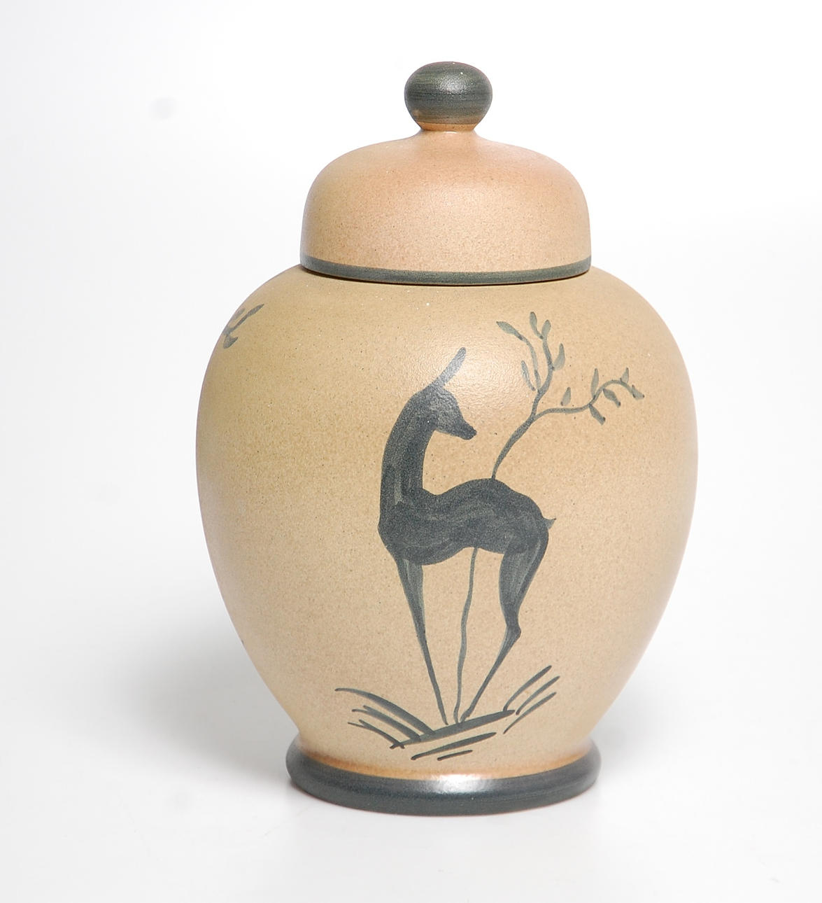 ÅKE HOLM. lockurna, keramik signerad.