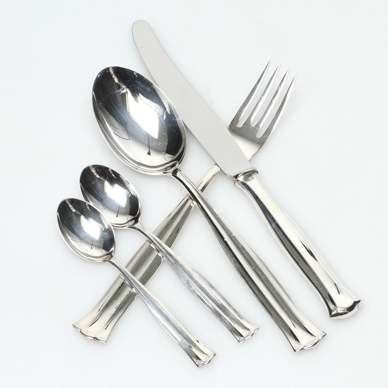 BESTICKSERVIS, 28 delar, silver, "Birgitta", MGAB.