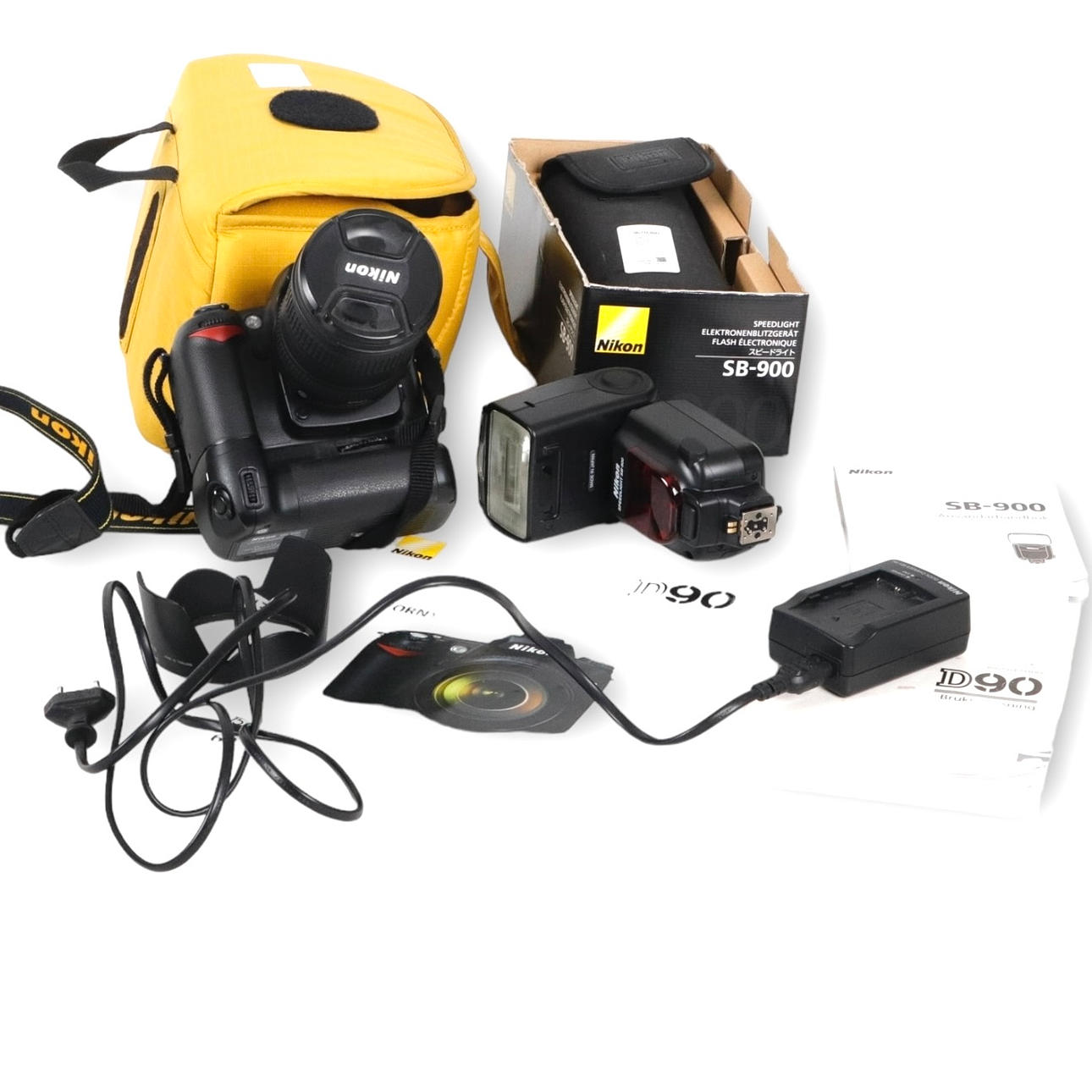 KAMERA MIT OBJEKTIV, Nikon D90 digital.