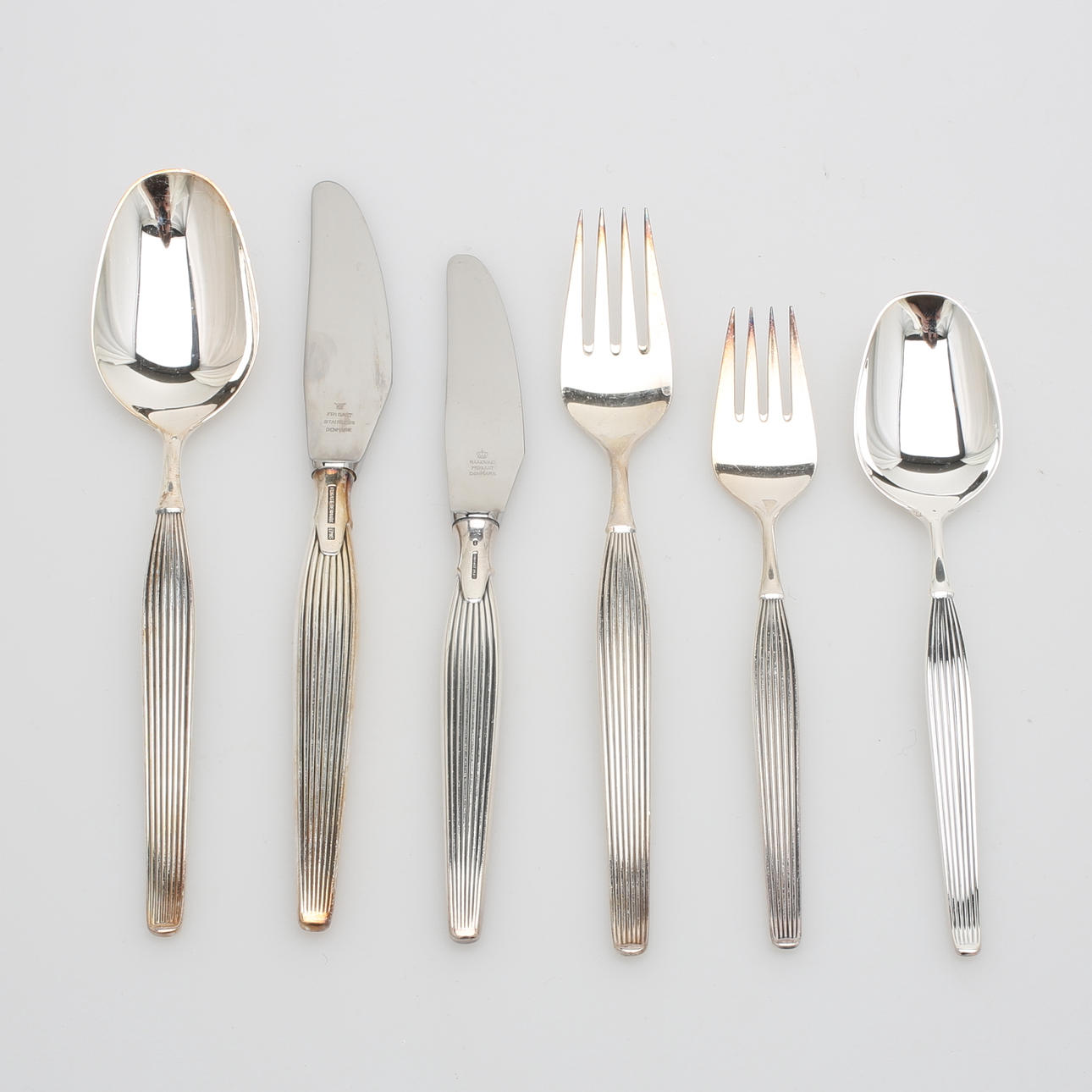 BESTICKSERVIS, 60 delar, nysilver, "Savoy", Frigast Danmark.