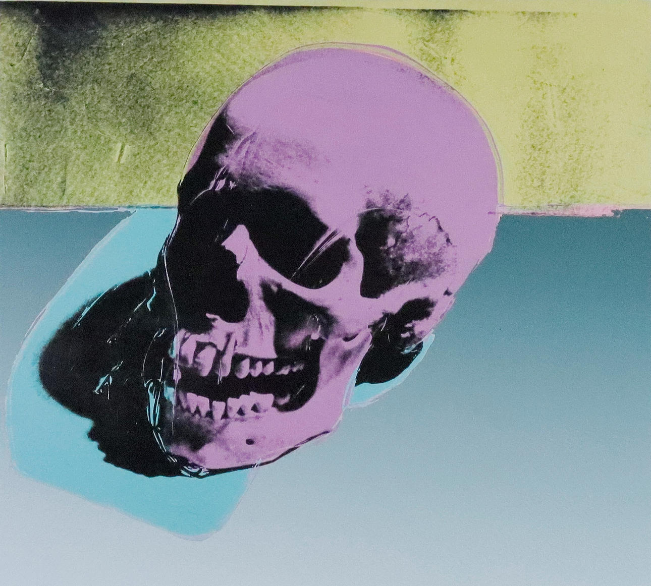 AFTER - WARHOL, ANDY. “Skull”, color offset lithograph on paper.
