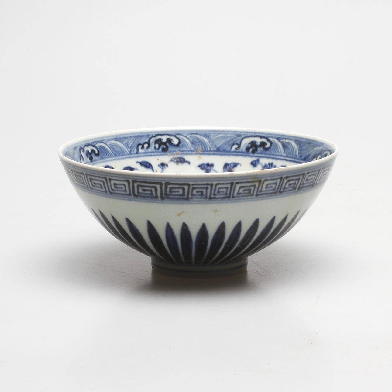 SKÅL, Kina, blå/vit, 1900/2000-tal.