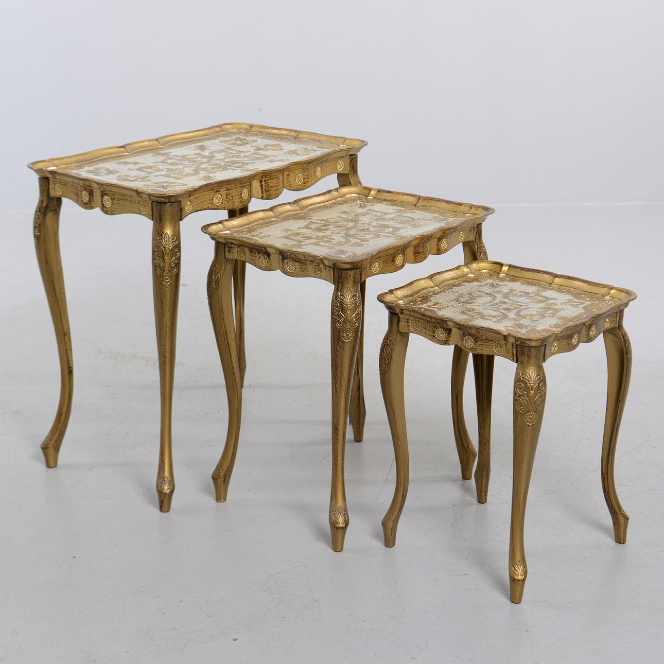 SET TABLE, 3 pcs, plastic, Florence, Italy.