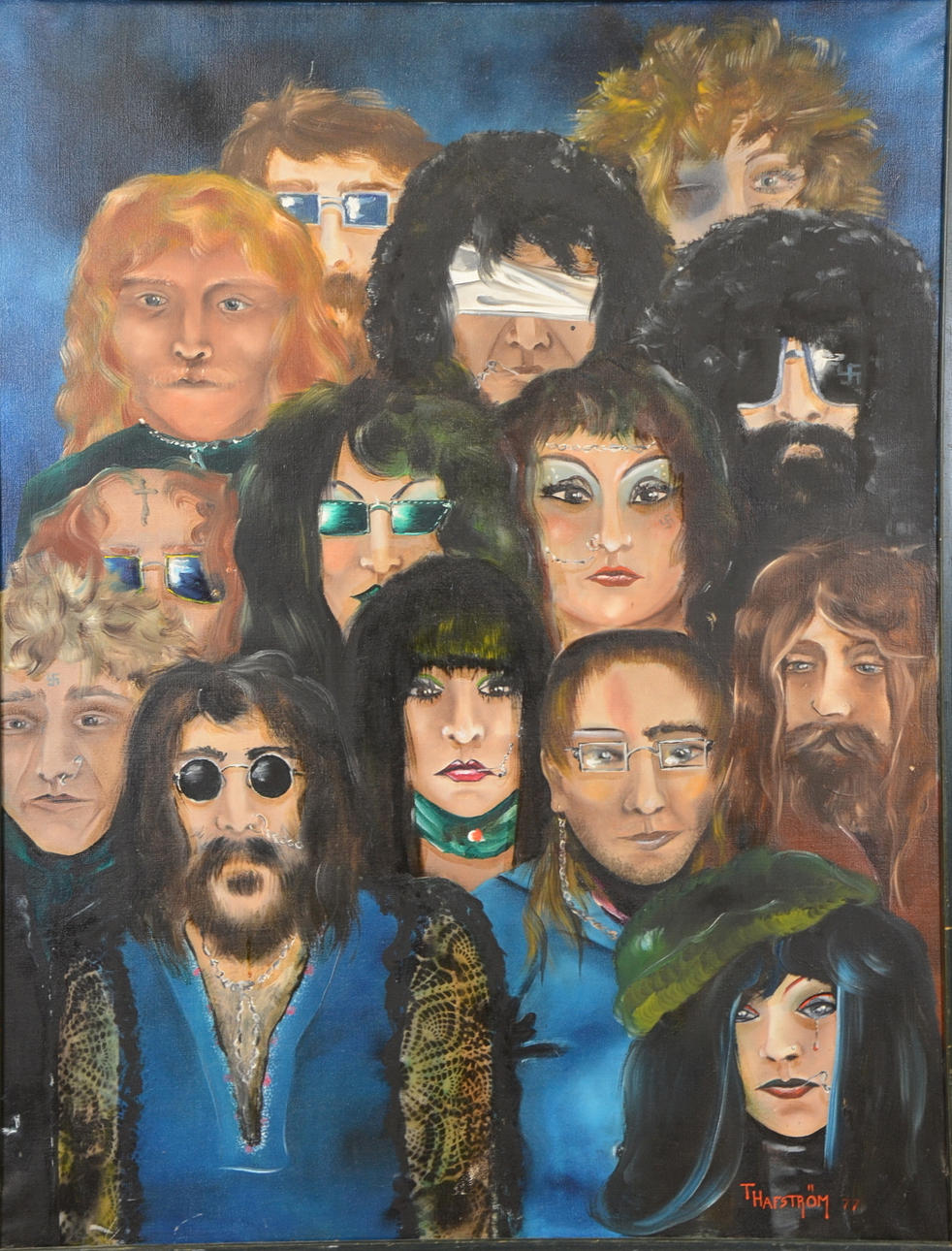 THOMAS HAFSTRÖM. Olja på duk.