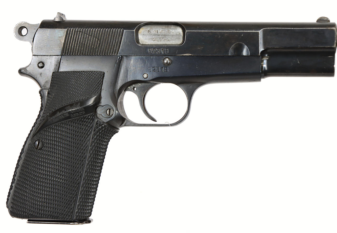 PISTOL, make FN, model Hi Power, calibre 9x19, no. 92318, se-no. second