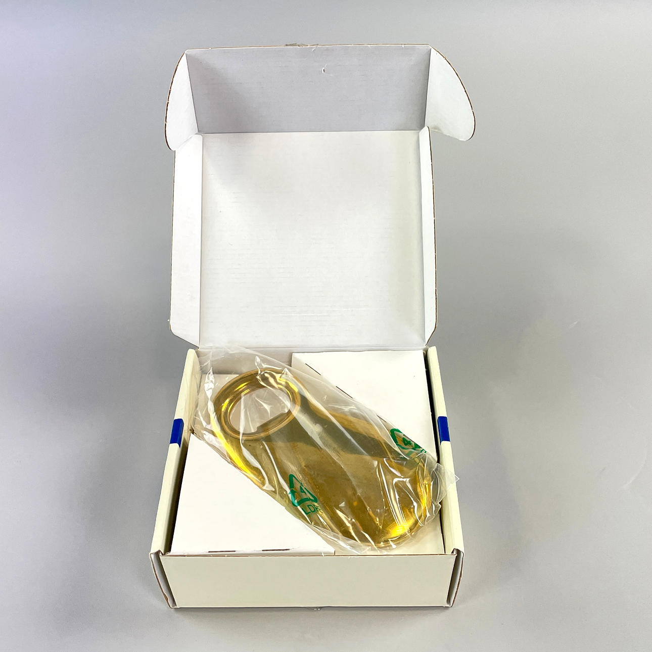 FLASCHENÖFFNER, Messing, „Barbara“, Design Thomas Sandell, Skultuna, gestempelt.