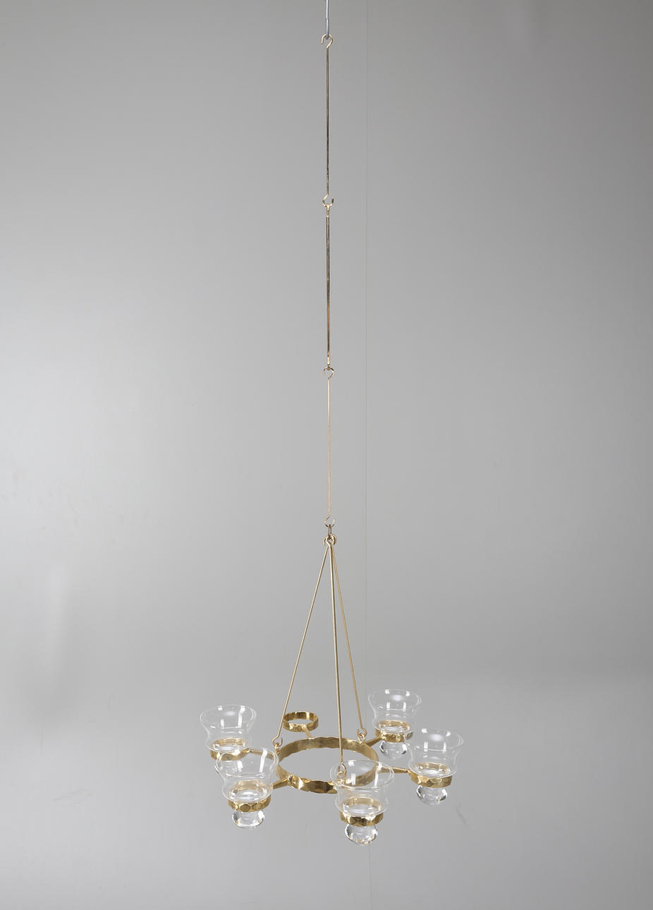 LJUSKRONA, smide och glas, Bertil Vallien, Boda.