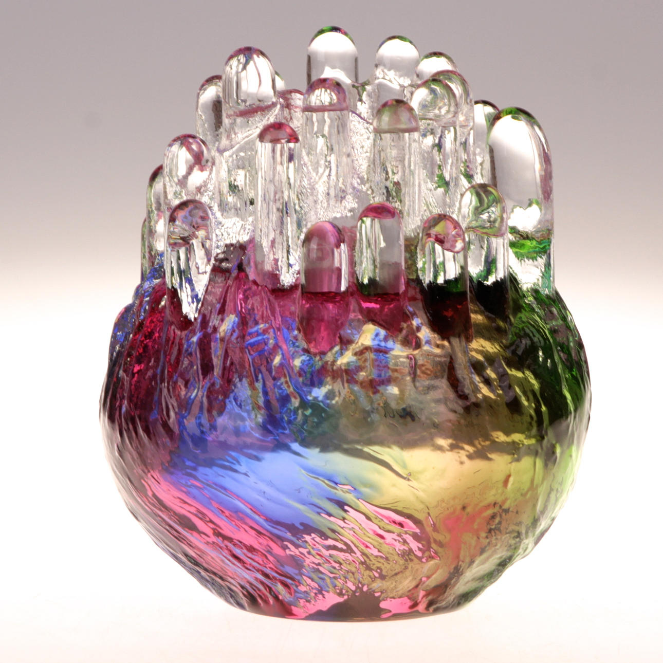 LJUSLYKTA, Glas, Göran Wärff, Kosta, 1900-talets andra hälft.