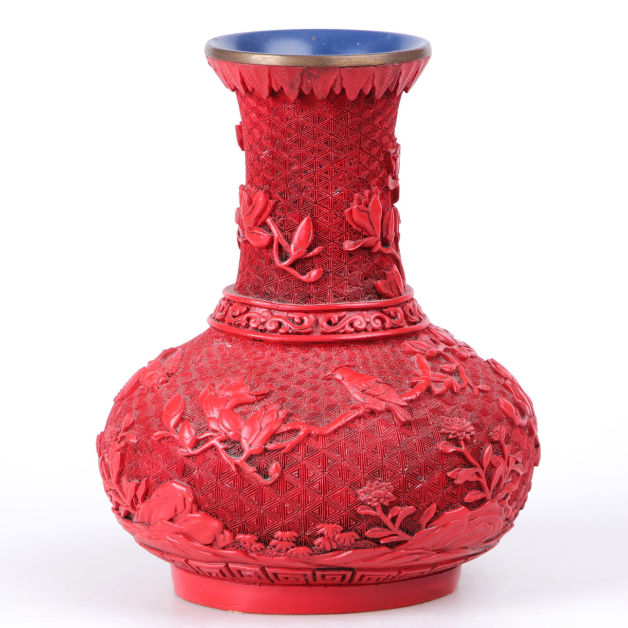 VAS, lackarbete på metall, Kina, 1900-tal.