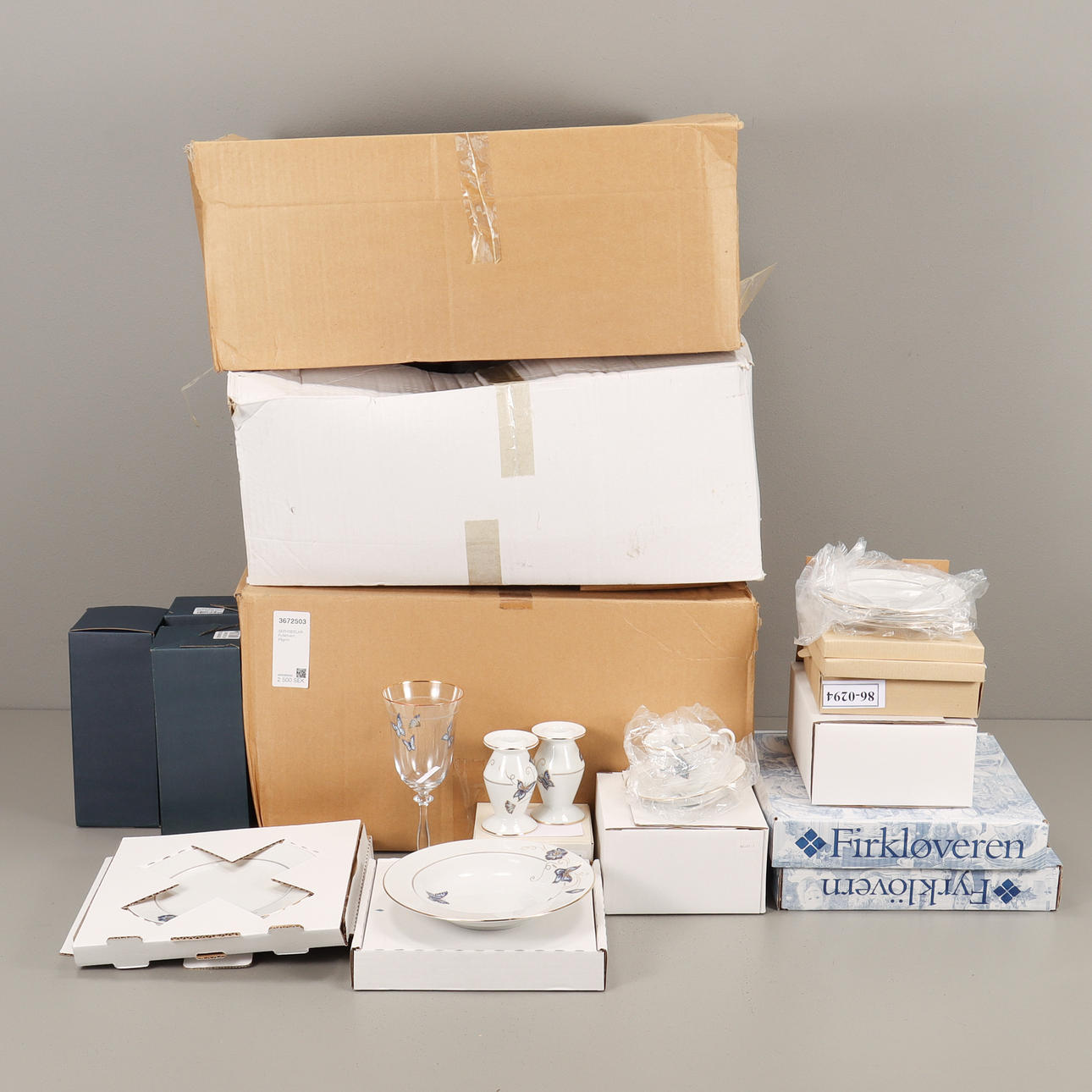 DELE TIL BORDSERVICE Firkløveren, Pilgrim.