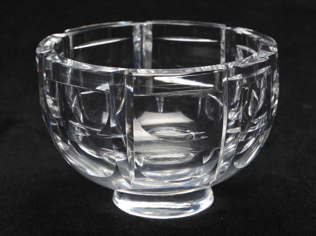 SKÅL, glas, Tusen fönster, Simon Gate, Orrefors, signerad.