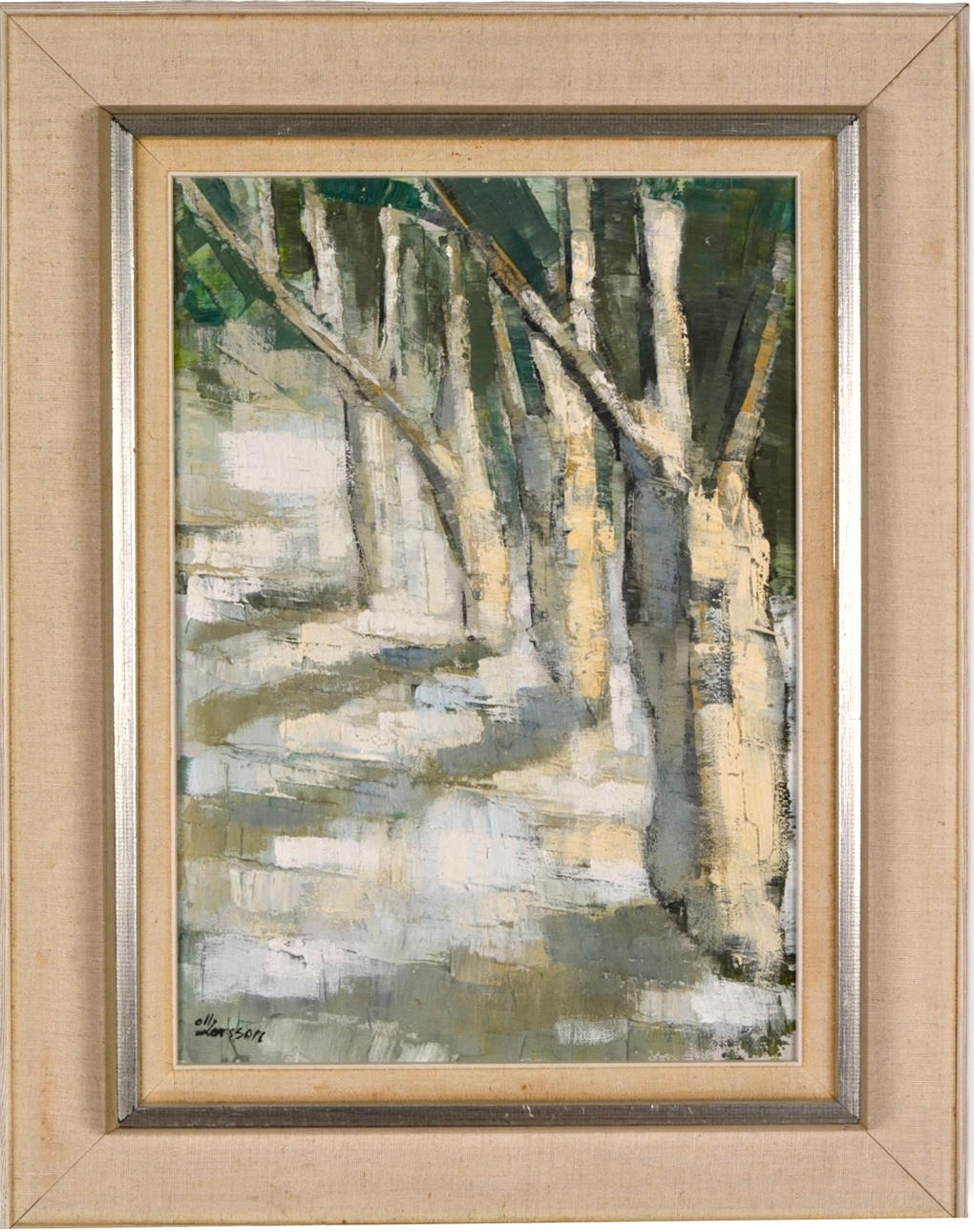 OLLE LARSSON. Olja på duk.