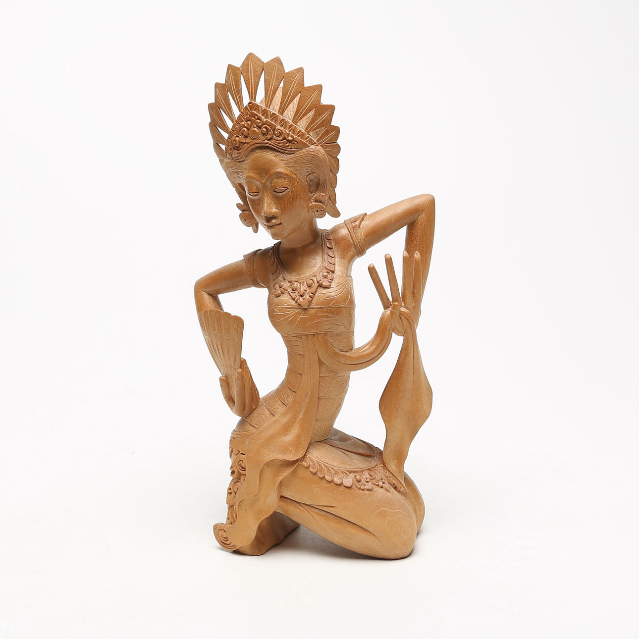 Una escultura de madera, Asia.