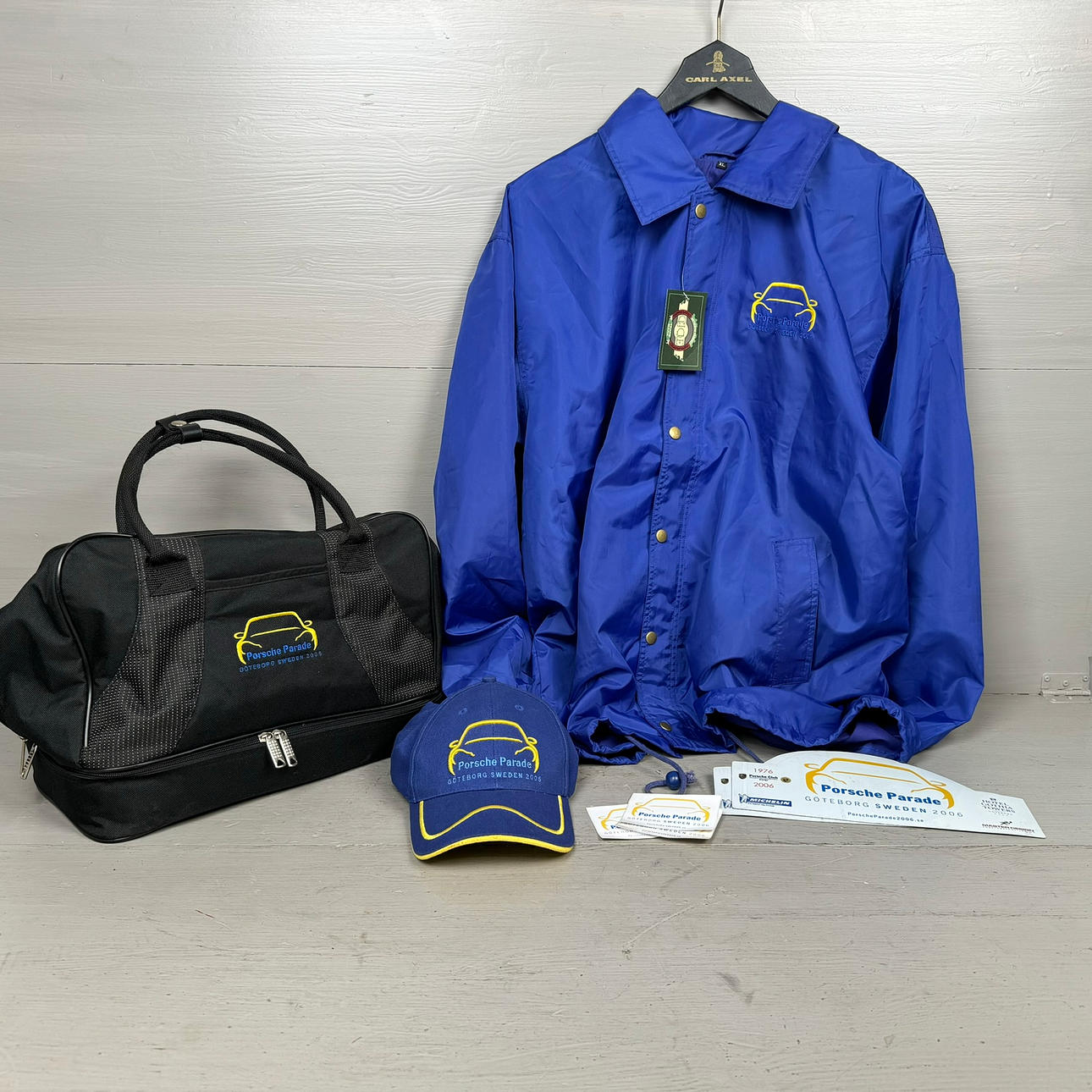 PORSCHE, kläder, 4 delar, sentida tillverkning.