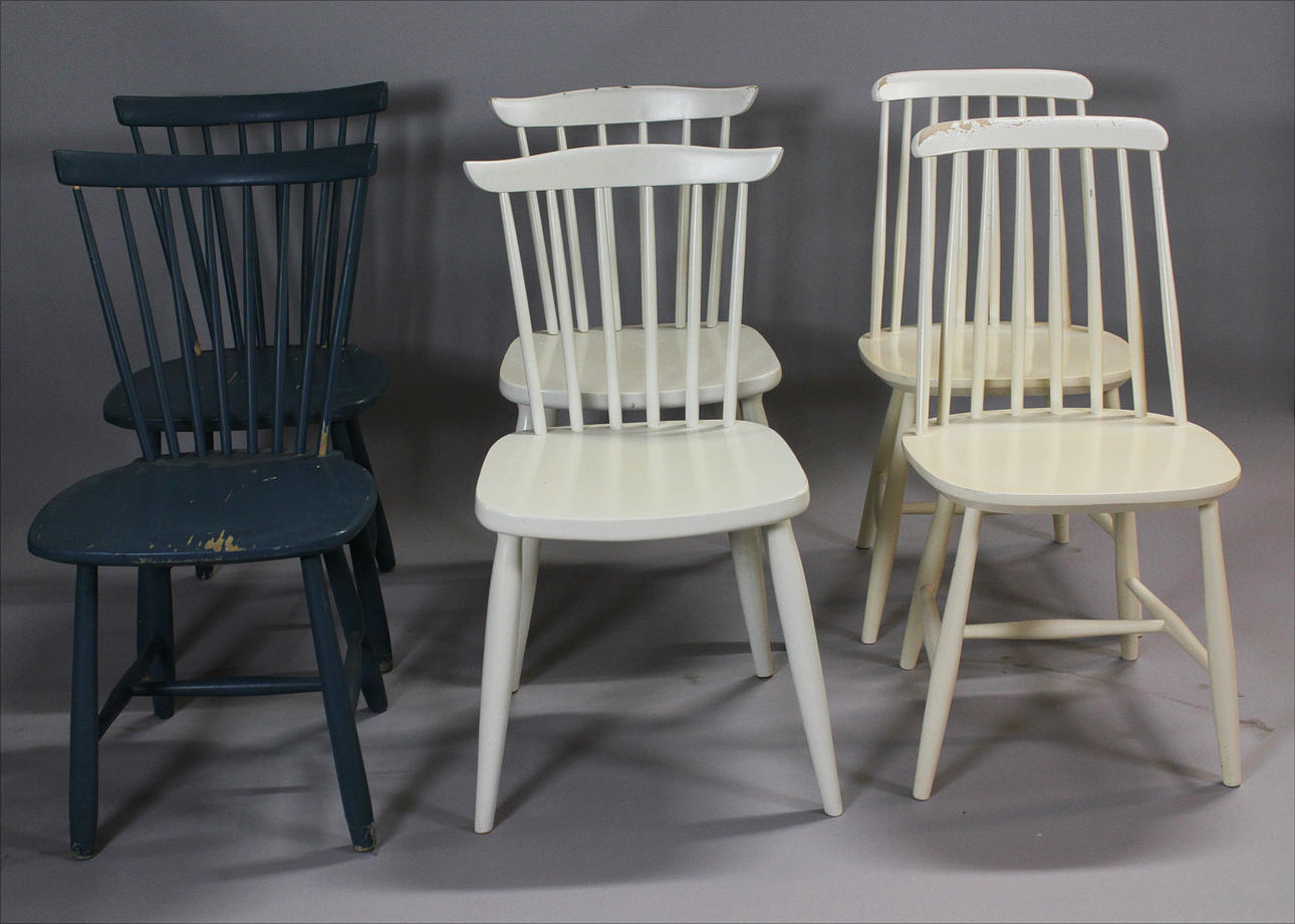 CARL MALMSTEN. Pinnstolar (6). 1950-tal.