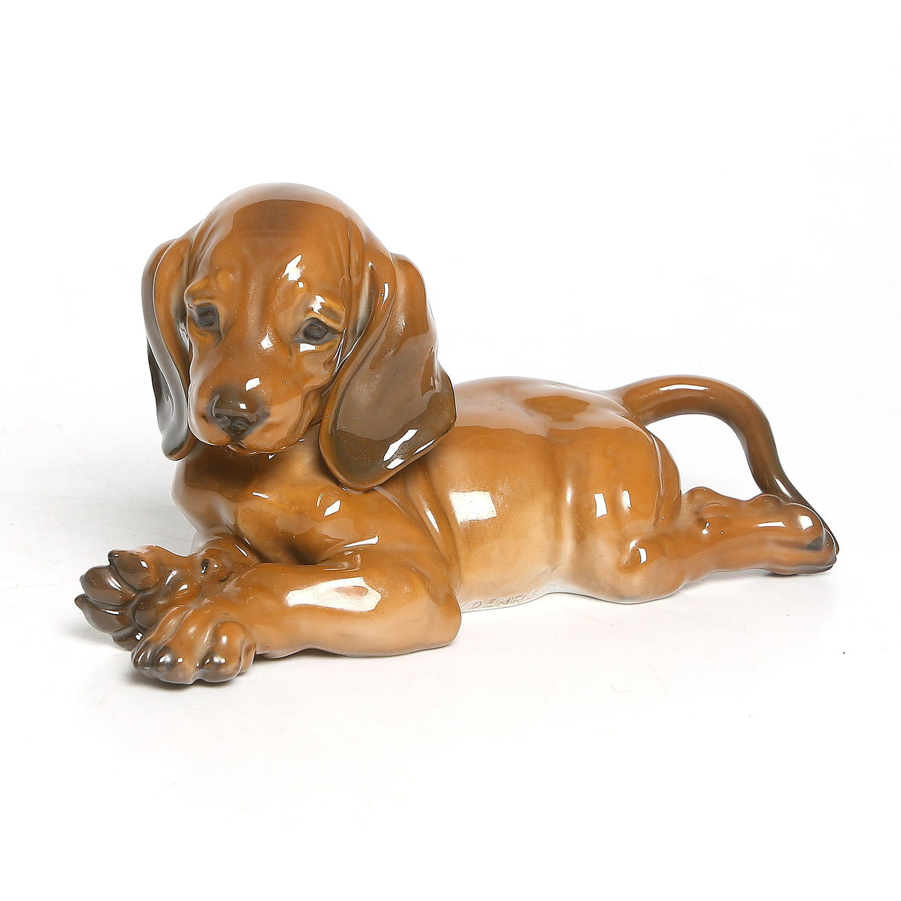 FIGURIN, porslin, tax, Fritz Heidenreich, Rosenthal, Tyskland. 1900-talets första hälft.