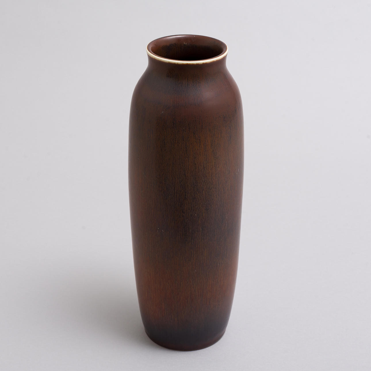 CARL HARRY STÅLHANE. VAS, stengods, Carl-Harry Stålhane, Rörstrand, Harpälsglasyr, 1960-tal.