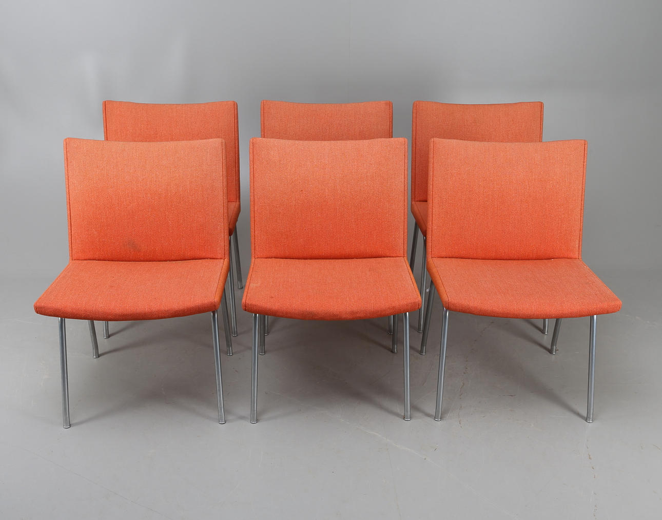 HANS J WEGNER. Stolar, 6 st, "Kastrup", DANMARK, 1900-tal.