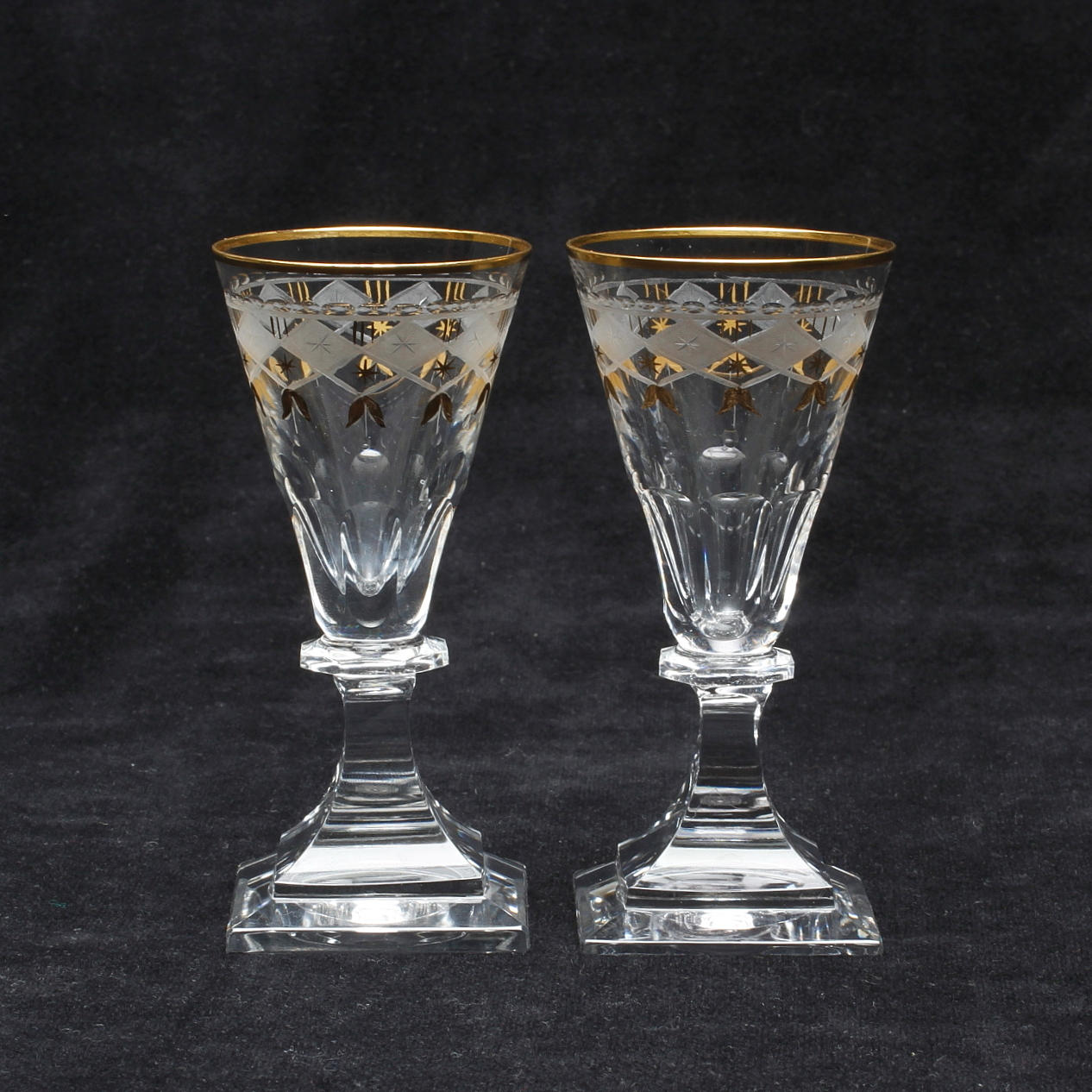 SNAPSGLAS, 2 st. Odelberg Junior, Kosta.