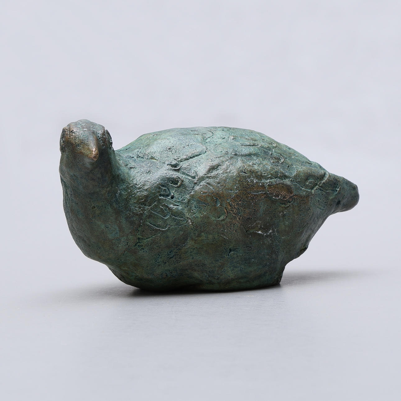 HENRIK ALLERT. A bronze sculpture, Ripa, signed.