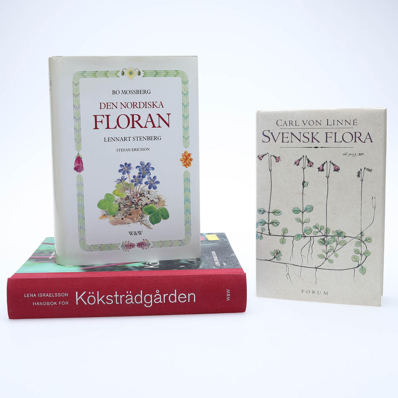 BÖCKER, 3 st, bl a ''Handbok för Köksträdgården''.