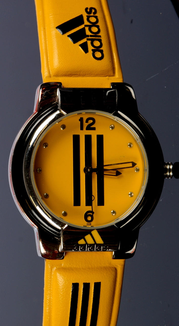 HERRARMBANDSUR, stål, Adidas. NOS.