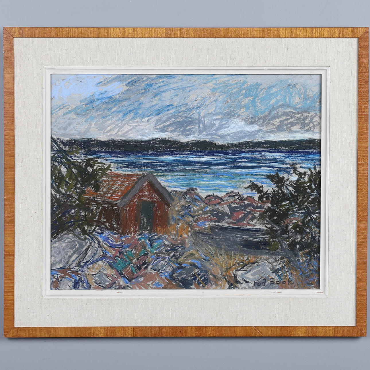 ROLAND (ROD) ALEXANDER BOOK. Pastel «Tarde».