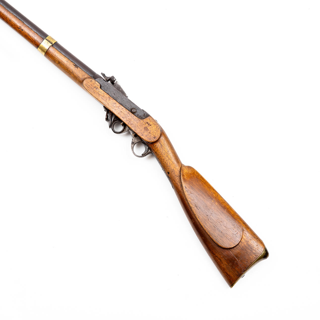 CHAMBER-LOADING RIFLE, m/1850, with bayonet.
