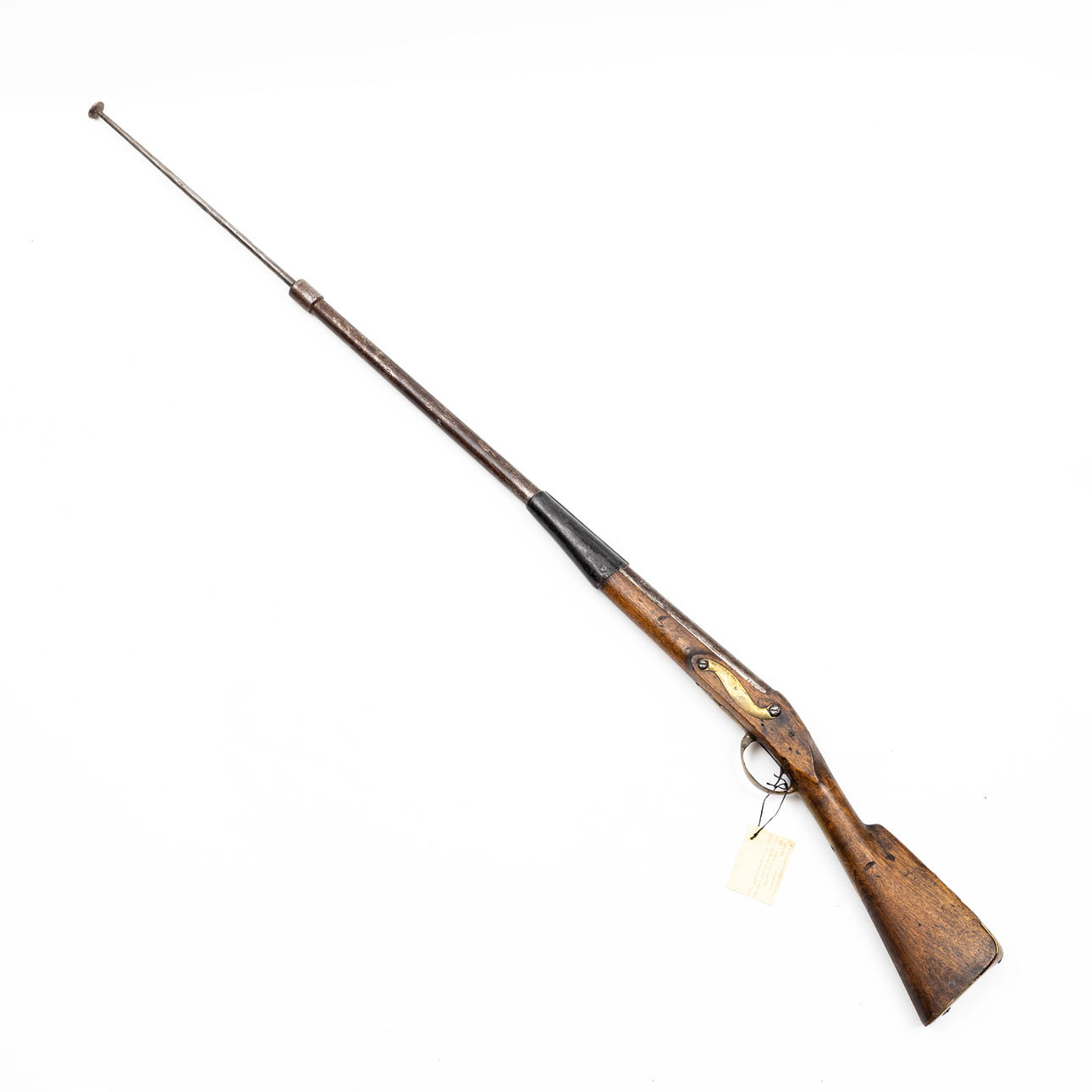 BAYONET FENCING RIFLE, made from a dragoon rifle in 1778. Weapons ...