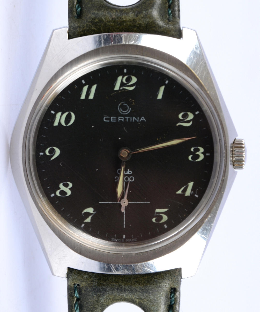 HERRARMBANDSUR, stål, Certina club 2000.