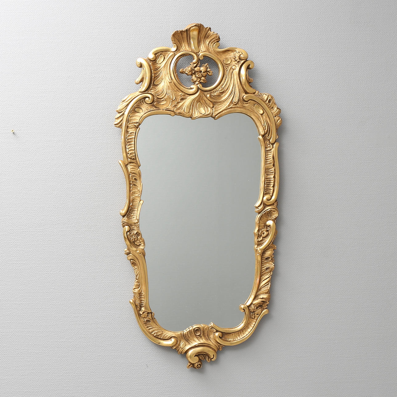 SPEGEL, förgylld, rokokostil, 1900-tal.