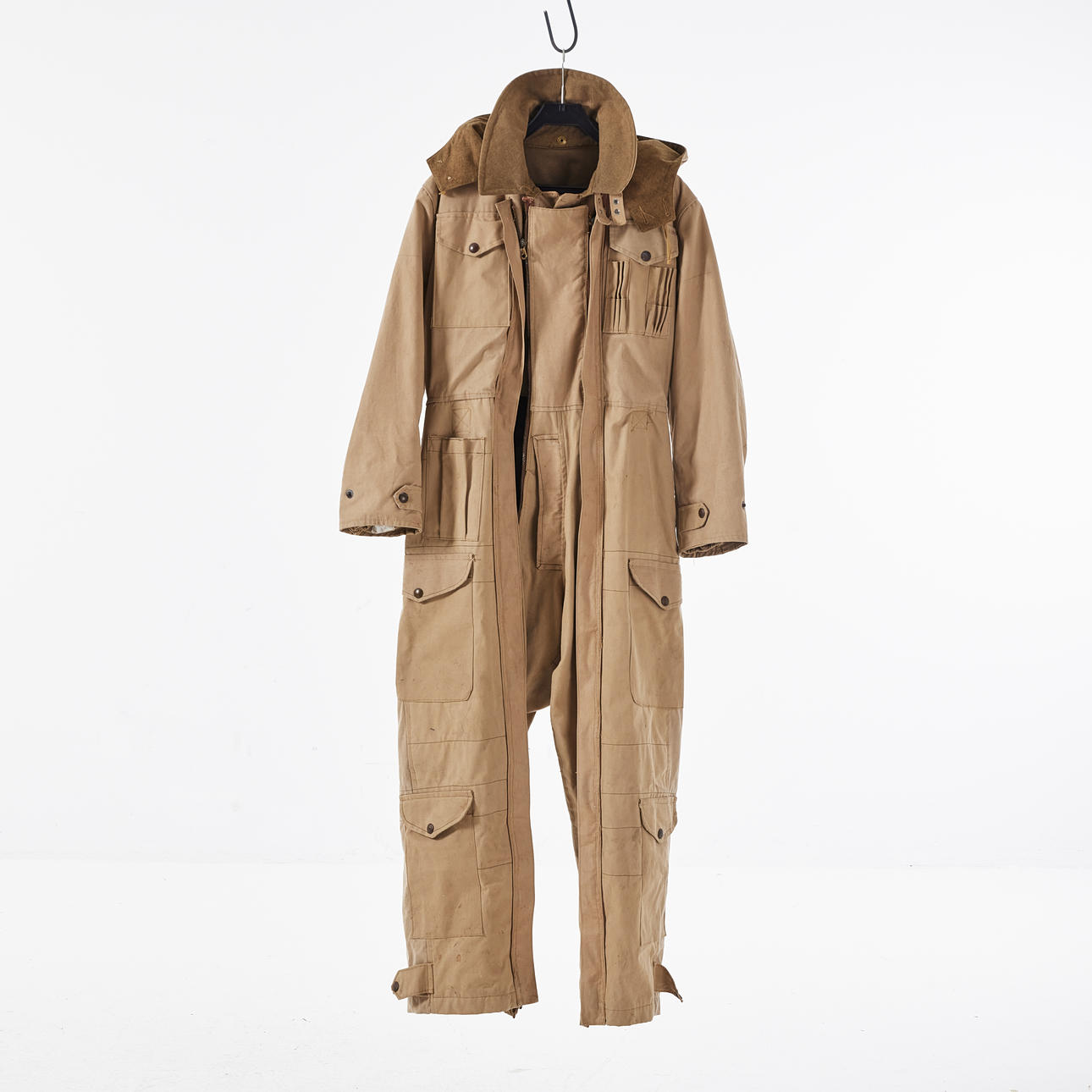 TANK SUIT, 'pixie suit', Royal Armoured Corps, dated 1945.